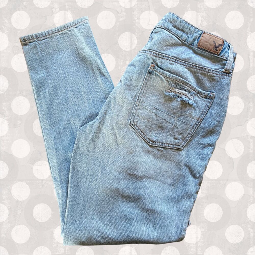American Eagle Jeans Women's Size 10 Tomgirl Style Button Fly